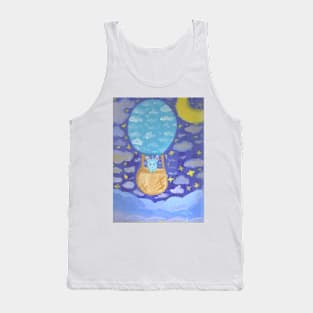 Kawaii Hot Air Ballon Bunny Tank Top